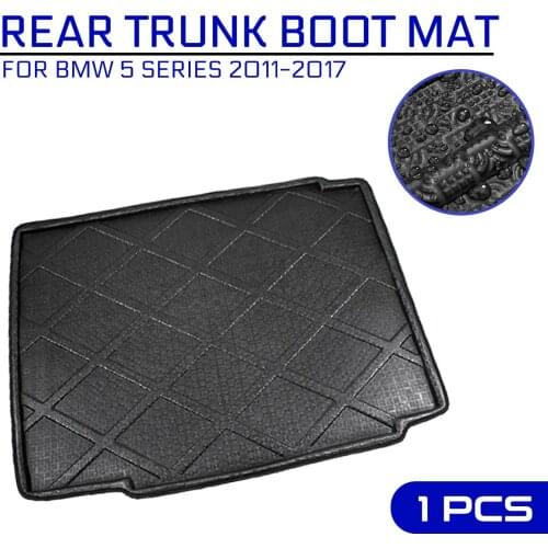 For BMW 5 Series 2011 2012 2013 2014 2015-2017 Car Floor Mat Carpet Rear Trunk Anti-mud Cover