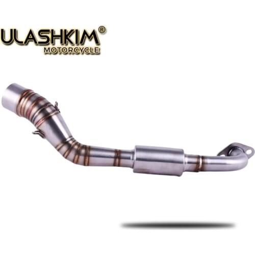 For YAMAHA NMAX 155 NMAX155 NMAX 125 NMAX125 2015-2017 Motorcycle Exhaust Slip On Full System Modified Front Middle Link Pipe