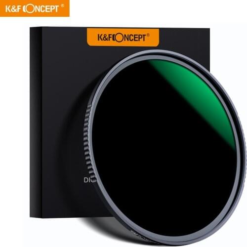 K&F Concept ND1000 Filter ND Filter 10 Stops Nano-X MRC Neutral Density 18 Layer Super Slim Multi-Coated HD Glass Neutral Grey