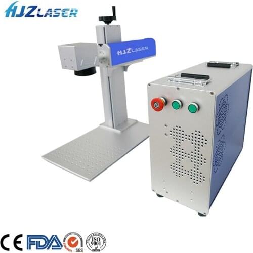 HJZ cellphone shell fiber laser marking machine 20W for sale factory outlet