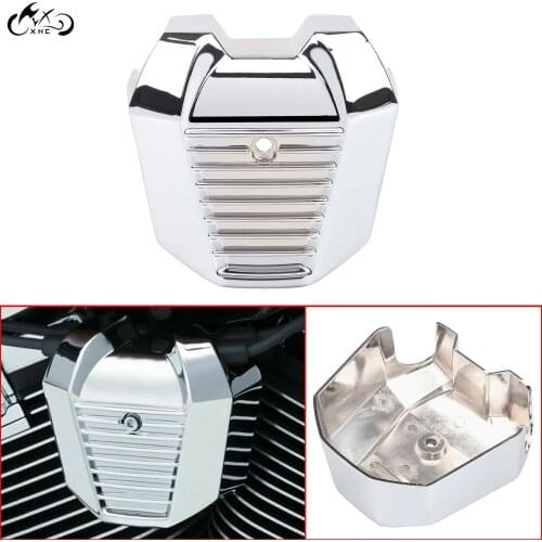 Motorcycle Chrome Aluminum Precision Coil Cover For Harley Fat Bob 2018-2019 Street Bob Softail Sport Glide Heritage Classic