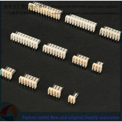 KF2510 connector curved needle socket rubber shell reed 2/3/4/5/6/8-12P pitch 2.54mm plug-in type