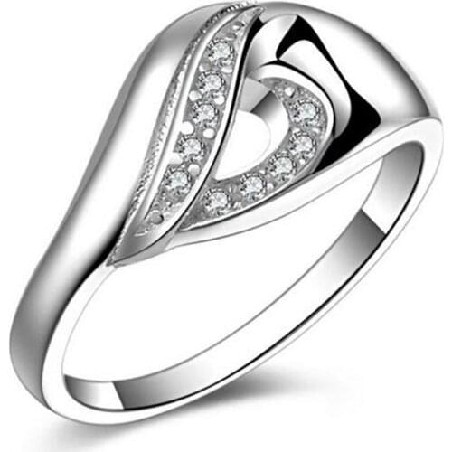 Box Rings Korean Rings 925 Silver colorLady Rings Fresd Fantastic Tail Ring Wedding Ring Festive Gifts # 150