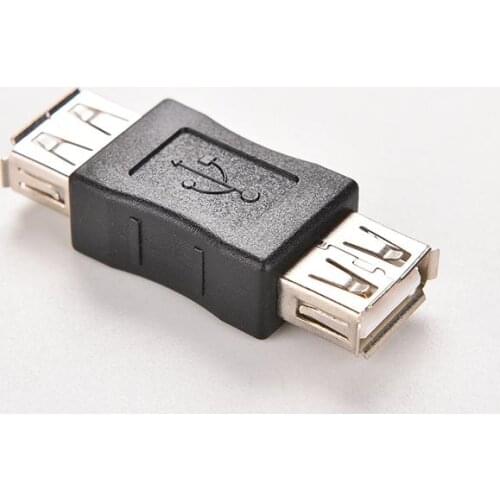 Mini Convertor Safety USB2.0 Female To Female Connector Extension Charger Adapter Computer Cables & Connectors Accessories