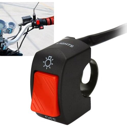 Motorcycle Switches Bullet Connector Handlebar Switches ON/OFF Button Connector Push Button Switch Motorbike Accessories