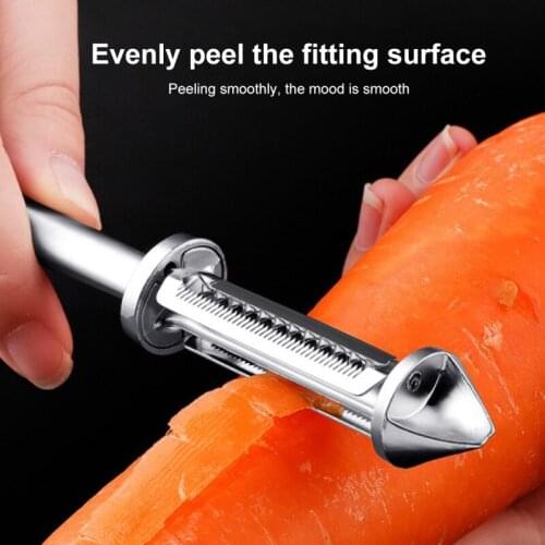 New Stainless Steel Fruit Peeling Knife Kitchen Multifunctional Potato Radish Peeler Vegetable Tool Pulp Separator Peeling Knife