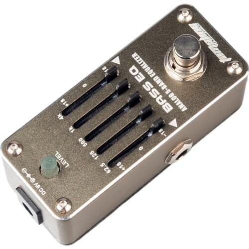 Electric Guitar Effect Bass EQ Analog 5-Band Equalizer Effect Pedal 9x3.8x4.8cm