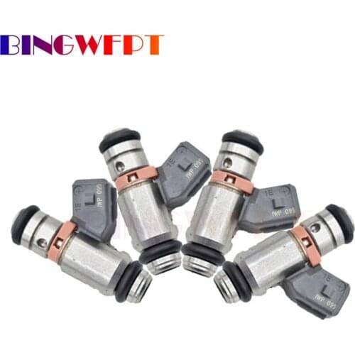 4Pcs Fuel Injector IWP099 8200025248 8200051963 0280158168 IWP-099 For Renault Clio II Kangoo Twingo Thailia 1.2(i) 16V