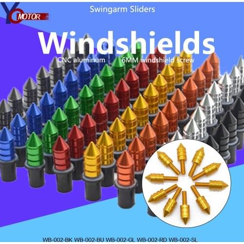 CNC Motorcycle For yamaha r1 R3 R6 R25 bmw s1000rr 2016 honda cbr 600rr Windshield Windscreen Bolt Screw Nut Fastener Kit