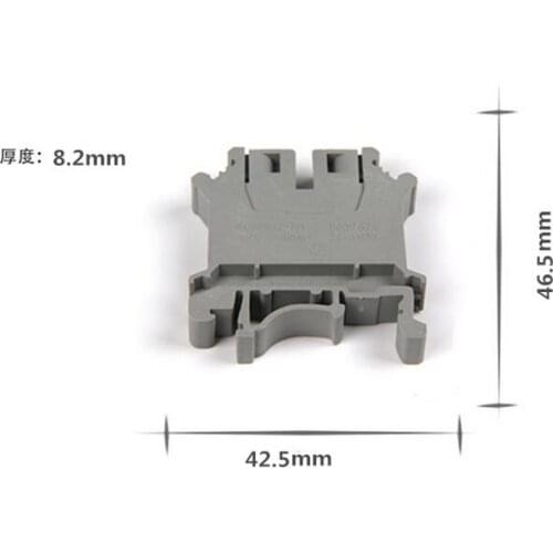 [VK] UK6N UK Series universal terminal blocks/connection terminal row UK-6N 6 square 100pcs/lot