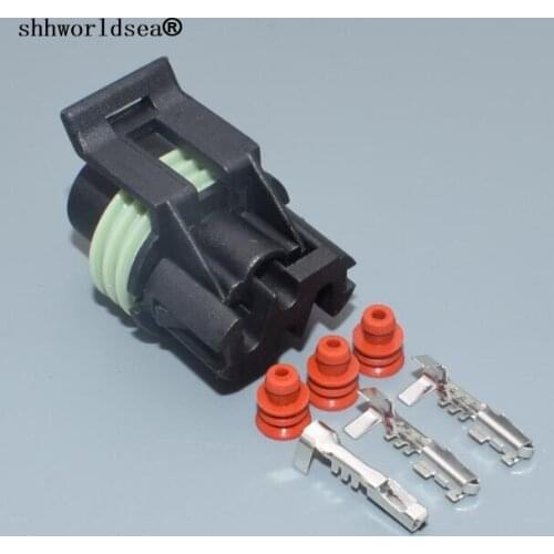 Worldgolden 4pin auto oxygen sensor plug waterproof wire harness connector 12065298