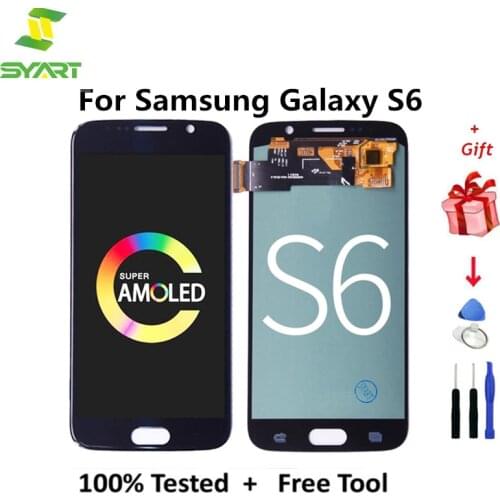 Oled TFT LCD Screen For Samsung Galaxy S6 G920 G920F LCD Touch Screen Replacment Parts Digitizer Assembly