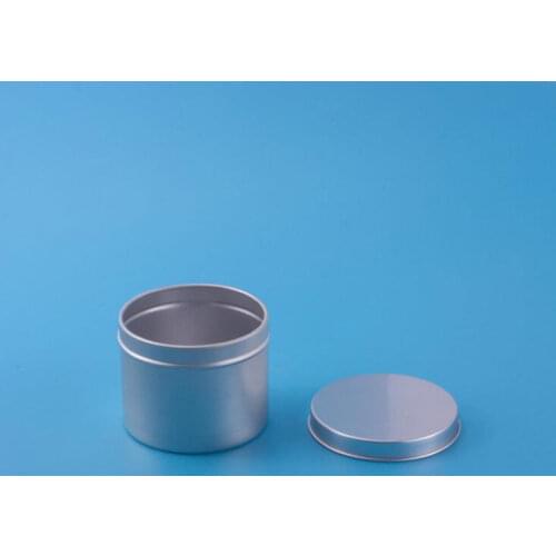 180ml Ceam ContainerNail Art Makeup Lip Gloss Makeup Tool Metal Aluminum Round Tin Cans Box Lightweight Round 20pcs/lot