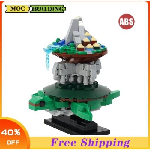 461PCS Creator MOC-24522 Building blocks World turtle Assembly model DIY Education brick Toys Childrens birthday gift