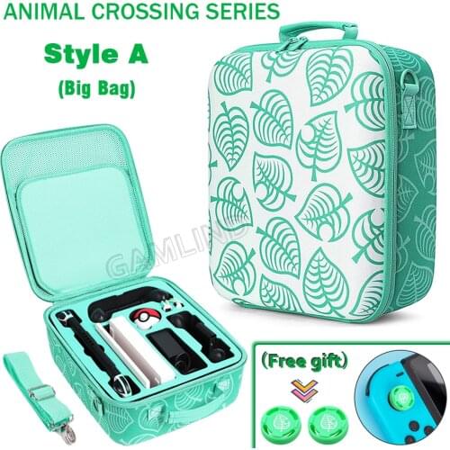 Nintend Switch Accessories Animal Crossing Big Storage Bag EVA Portable Travel Hard Case Cover for Nintendo Switch Game Console