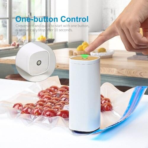 Automatic Compression Vacuum Pump Mini Electric Air Pump Sealer Multiple Functional Strong Suction Auto Vacuum Sealing Pump