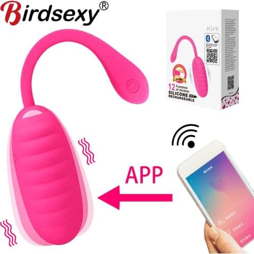 Bluetooth APP Vibrator For Women Remote Control Bullet Vibrador Erotic Silicone Vaginal Ball Vibrating Panties Adult Sex Toys