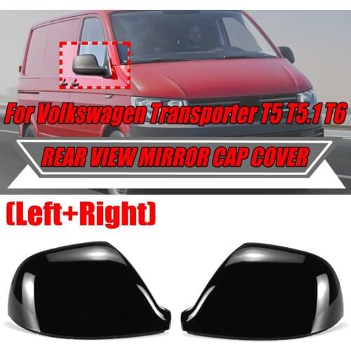 4Color Car Rear View Rearview Side Wing Mirror Cover Cap Casing For VW For Transporter T5 T5.1 2010-2015 T6 2016-2019 7E1857527F