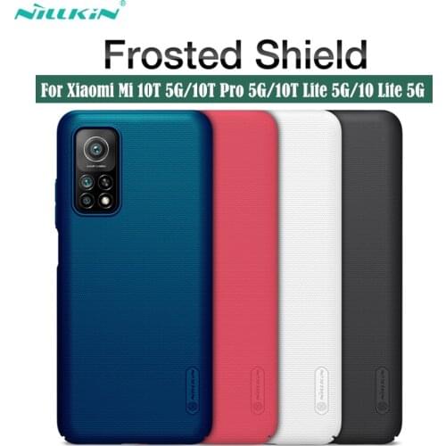 For Xiaomi Mi 10T 5G Mi10T Pro 5G Case Cover Nillkin Frosted Matte Hard PC Plastic Protector Back Case For Xiaomi Mi 10T Lite