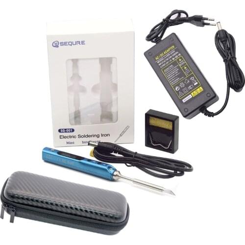 MINI SQ001 For Ts100 Electric Soldering Iron Kit STM32 Adjustable Temperature Soldering Iron Tips With DC 65W Power Supply