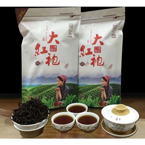 Chinese Da-Hong -Pao Tea Big Red Robe Oolong-Tea the Original Wuyi Rougui Tea For Health Care Lose Weight 500g