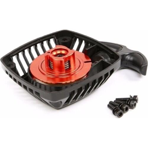 Easy Starter with CNC Rope Wheel and Turbine for Easily Starting Pull Starter Set Fit for 1/5 HPI ROVAN ROFUN KM BAJA 5B 5T 5SC