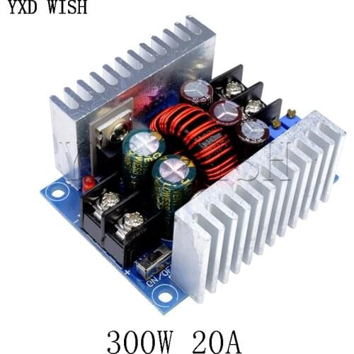 300W 20A DC-DC Adjustable Step Down Buck Converter Module Constant Current Voltage Regulator Power Supply Transformer LED Driver