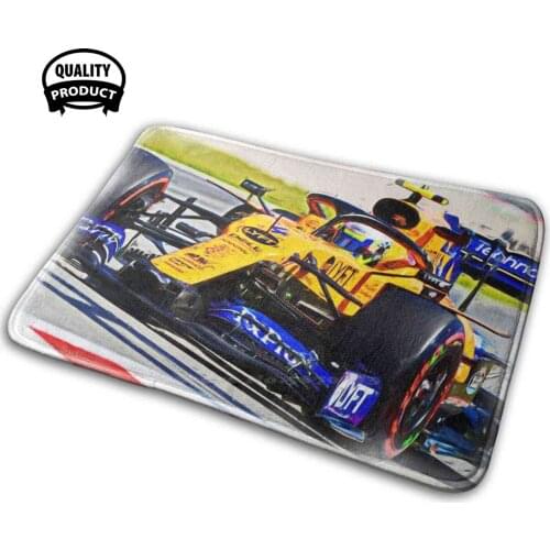 Lando # 4 3D Soft Non-Slip Mat Rug Carpet Cushion Lno4 Norris Great Britain Monoposto Motorsport Motor Race
