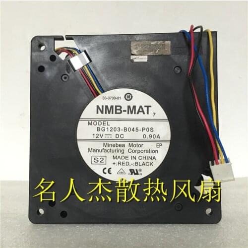 NMB-MAT BG1203-B045-P0S S2 DC 12V 0.9A 120x120x32mm 4-wire Server Cooling Fan