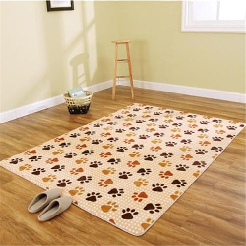 Printed solid color floor mats, kitchen and bathroom non-slip mats, comfortable floor mats for living rooms and bedrooms, machin
