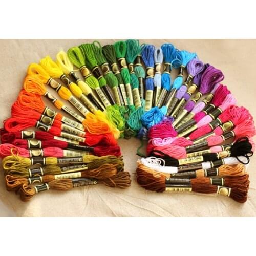 Wholesale 50pcs similar DMC threads,Cotton thread, cross stitch embroidery thread, cross stitch / Knitting Spiraea