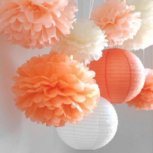 Wholesale Paper Honeycomb Ball Flower Lantern Wedding Kid Birthday Decoration Baby Shower Honeycomb Balls Lanterns Decorative