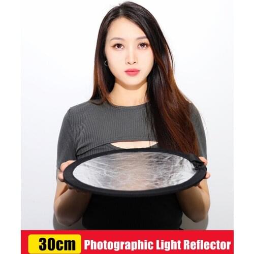 Photograph Reflector 30cm 2in1 Photos Photozone Accessories Portable Newborn Photography Props For Photo Shoot Selfie Studio