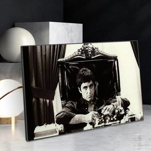AL PACINO SCARFACE Movie Poster Canvas Painting Wall Art Picture for Living Room Home Decor (No Frame)