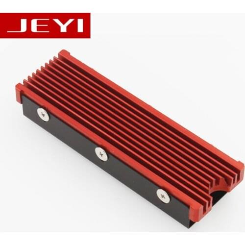 JEYI M.2 Heatsink Warship Gold Bar NVME NGFF M.2 2280 Aluminum Sheet Hard Disk Cooler Thermal Conductivity Silicon Wafer Cooling