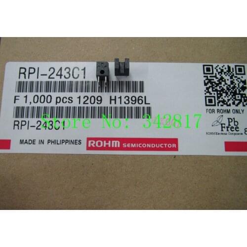 RPI243 RPI-243 SENSOR OPTO SLOT 2MM TRANS THRU 10pcs