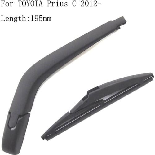 For TOYOTA Prius C 2012-2016 Rear Window Windshield Wiper Arm & Blade Genuine design 195MM