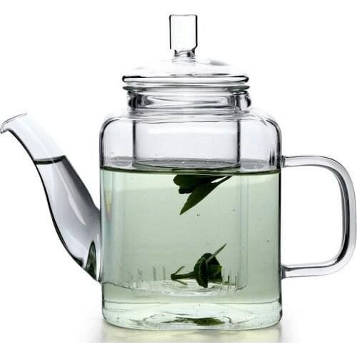 300ml Glass Teapot Chinese Transparent Glass Tea Set High Temperature Kettle Lemon Kettle Juice Kettle