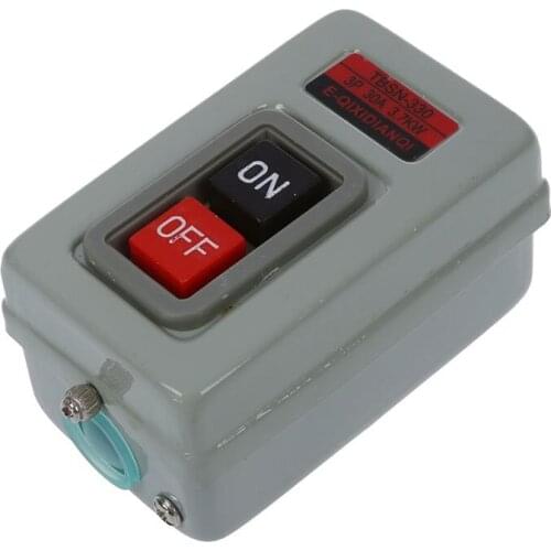 TBSN-330 ON/OFF 3 Phases Self Locking Push Buttton Switch 30A 3.7KW CNIM Hot