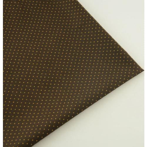 Dark Brown Cotton Fabrics Quilting Bedding Tecido Telasfor DIY Dolls Sewing Cloth Tissue Dress Garment Patchwork Home Textiles