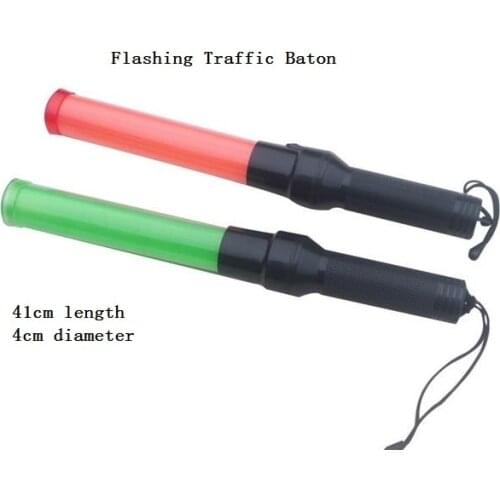 41CM*4CM Outdoor LED Traffic Baton Flashing Warning Safety Light Road Traffic Persuation Tools
