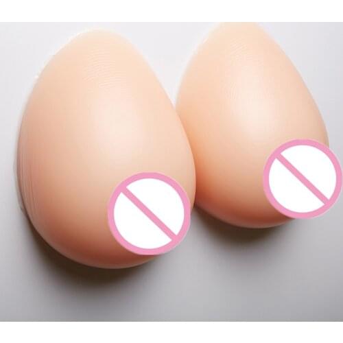 VISIQI 1800g/pair 100% Medical Breast Silicone To 42DD/44D/46C Cup Realistic Breast and Silicone Breast Forms