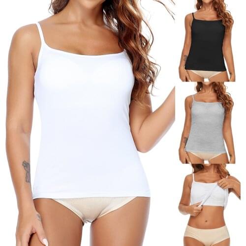 Built-in Shelf Bra Sports Camisole Yoga Tank Tops Padded Bras Fitness Sleeveless T Shirt Running Shirts Gym Vest Workout Clothes