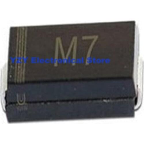 100PCS/LOT 1N4007 M7 SMD Diode New original In Stock