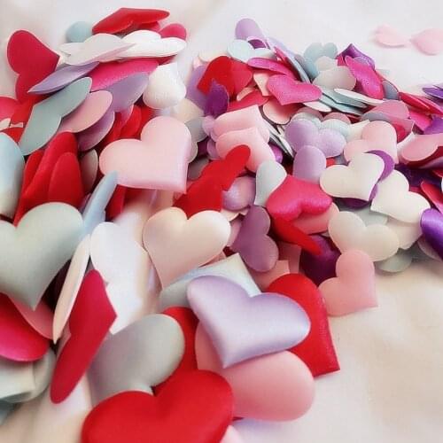 100pcs Wedding Decoration Artificial Heart Shaped Sponge Petal For Birthday Wedding Party Decor DIY Gift Box Packaging Supplies