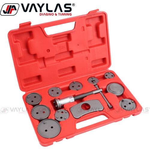 12Pcs Disc Brake Caliper Piston Pad Adjustment Tools Set Brake Caliper Piston Rewind Wind Back Service Tool for VW Audi Ford BMW