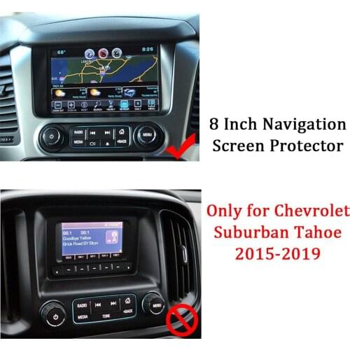 Car GPS Navigation Screen Tempered Steel Protective Film for Chevrolet Chevy Suburban Tahoe 2015 2016 2017 2018 2019 Car Sticker