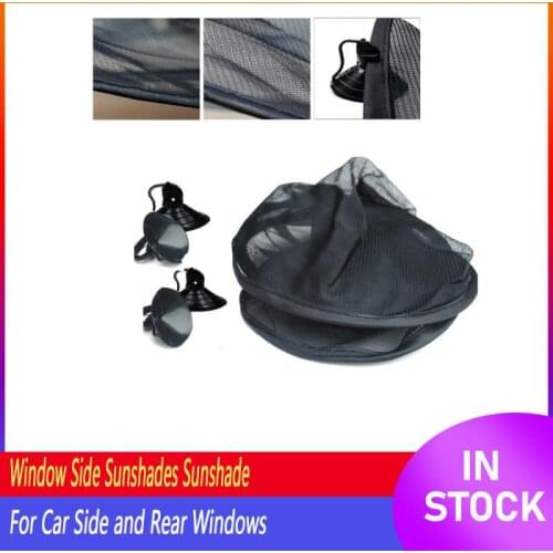 Window Side Sunshades Sunshade Glass Rear Window Folding Car Case Black Suction Cup Can blocks over 99% of harmful lights