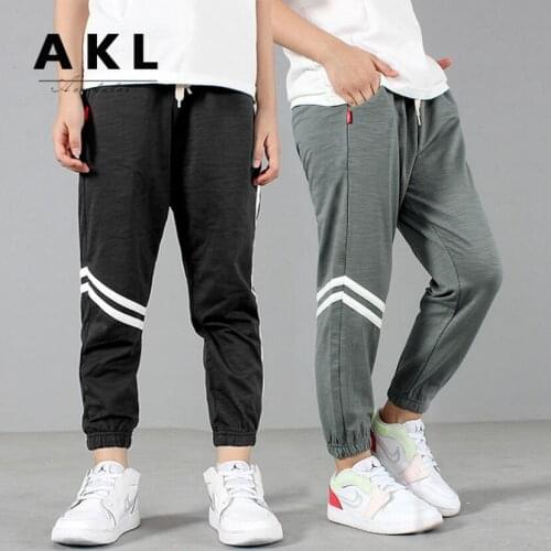 Children summer casual pants 4-13T kids full length thin comfortable trousers baby boys spring trousers Korean version pants