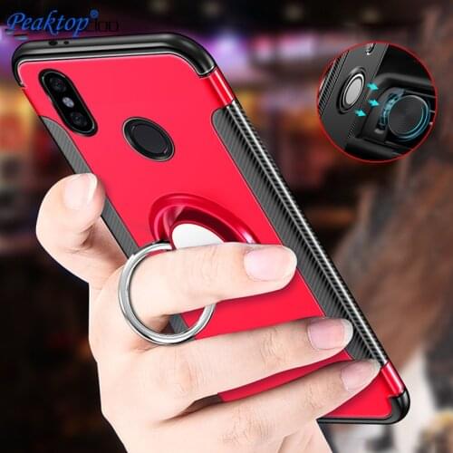 Car Holder Case for huawei P8 lite 2017 P9 P10 P20 MATE 10 20 PRO HONOR 8 9 10 V10 Play 7X 8X Nova 3 3i 2 2i finger Ring Cover